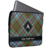 Clan Anderson Tartan Laptop Hoeve Laptop Sleeve (Voorkant Rechts)
