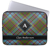 Clan Anderson Tartan Laptop Hoeve Laptop Sleeve (Voorkant)