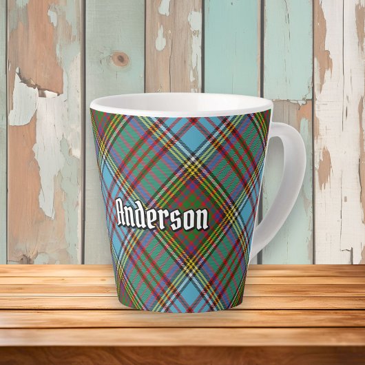 Clan Anderson Tartan Latte Mok