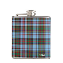 Clan Anderson Tartan Monogram Heupfles