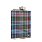 Clan Anderson Tartan Monogram Heupfles (Rechts)