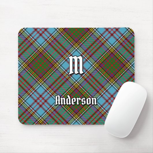 Clan Anderson Tartan Muismat (Met muis)