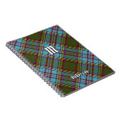 Clan Anderson Tartan Notitieboek (Rechterzijde)