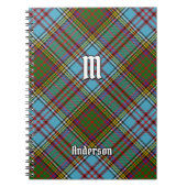 Clan Anderson Tartan Notitieboek (Voorkant)