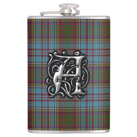 Clan Anderson Tartan Old Scotland Flask Heupfles (Voorkant)