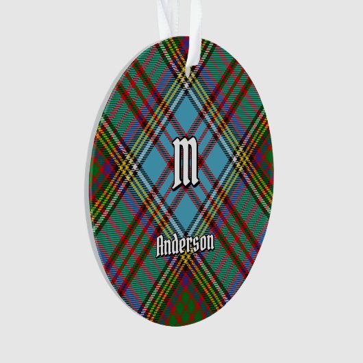 Clan Anderson Tartan Ornament (voorkant)