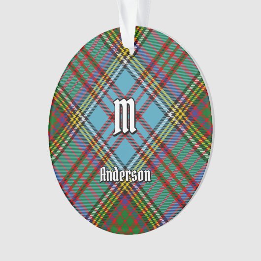 Clan Anderson Tartan Ornament (voorkant)