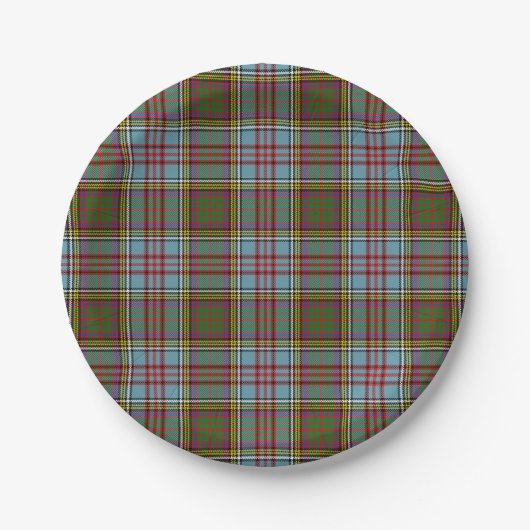 Clan Anderson Tartan Papieren Bordje (Voorkant)