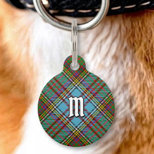 Clan Anderson Tartan Pet ID Tag Huisdierpenning