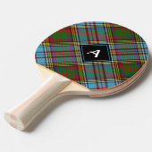 Clan Anderson Tartan Ping Pong Paddle Tafeltennisbatje (Voorkant Gekanteld)