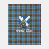 Clan Anderson Tartan Pset Fleece Deken (Voorkant)