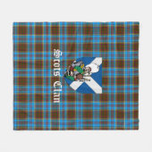 Clan Anderson Tartan Pset Fleece Deken (Voorkant (Horizontaal))