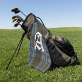 Clan Anderson Tartan Pset Monogram Golfhanddoek (Groen)