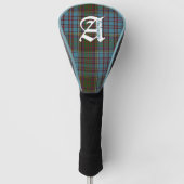 Clan Anderson Tartan Pset Monogram Golfheadcover (Voorkant)