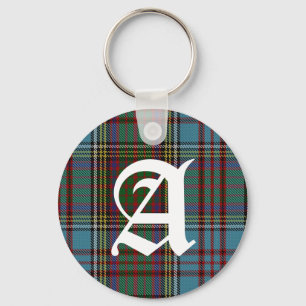 Clan Anderson Tartan Pset Monogram Sleutelhanger