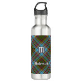 Clan Anderson Tartan Roestvrij stalen flesje Waterfles (Voorkant)