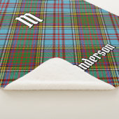 Clan Anderson Tartan Sherpa Blanket Sherpa Deken (3/4)