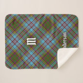 Clan Anderson Tartan Sherpa Blanket Sherpa Deken (Voorkant (horizontaal))