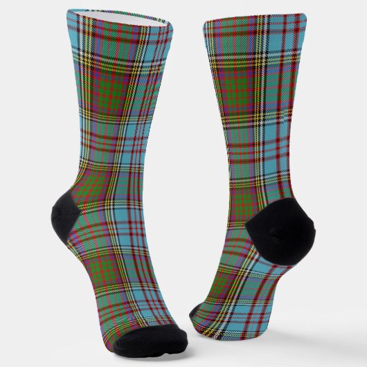 Clan Anderson Tartan Socks Sokken (Gebogen)