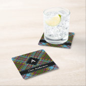 Clan Anderson Tartan Square Paper Onderzetter (Insitu)
