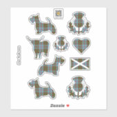 Clan Anderson Tartan Sticker (Vel)