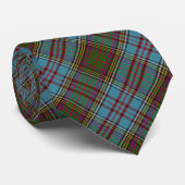 Clan Anderson tartan Stropdas (Opgerold)