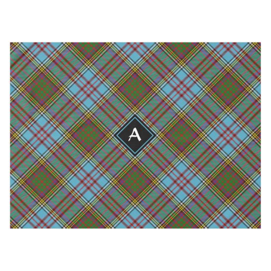 Clan Anderson Tartan Tablecloth Tafelkleed (Voorkant (Horizontaal))