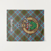 Clan Anderson Tartan Tapestry Wandkleed (Voorkant (horizontaal))