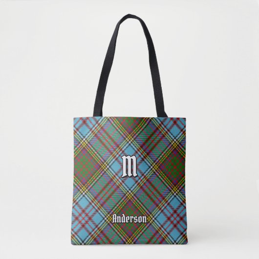 Clan Anderson Tartan Tote Bag (Voorkant)