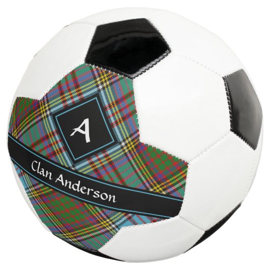 Clan Anderson Tartan Voetbal (Drie kwart)
