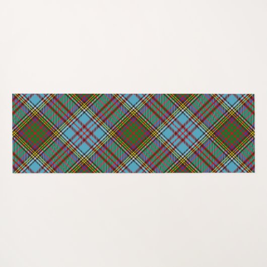 Clan Anderson Tartan Yoga Mat (Achterkant (horizontaal))