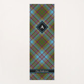 Clan Anderson Tartan Yoga Mat (Voorkant)