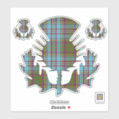 Clan Anderson Thistle Sticker (Vel)