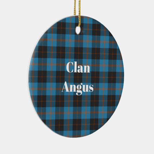 Clan Angus Ancient Tartan Keramisch Ornament (Rechts)