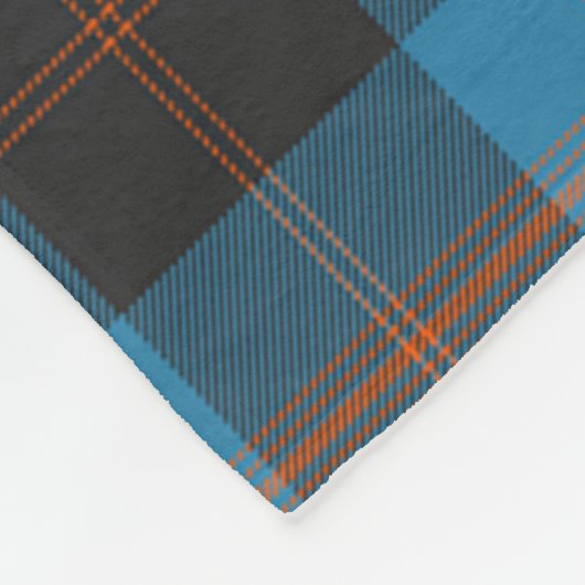 Clan Angus Ancient Tartan Pset Fleece Deken (Hoek)