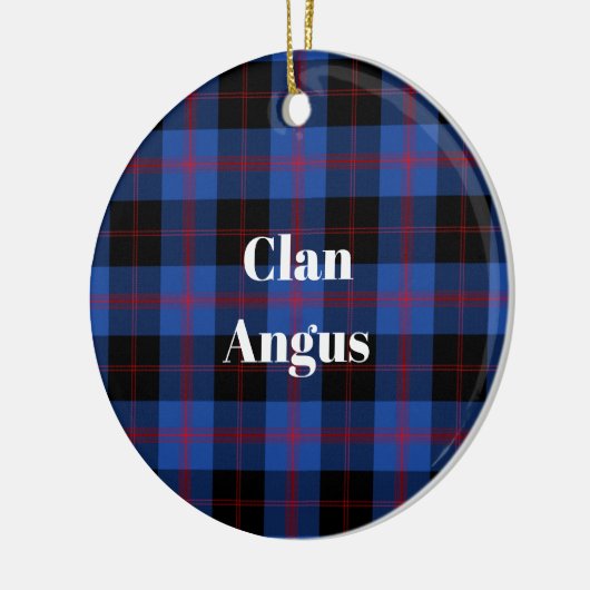 Clan Angus Modern Tartan Keramisch Ornament (Links)