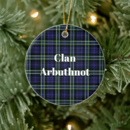 Clan Arbuthnot Tartan Keramisch Ornament
