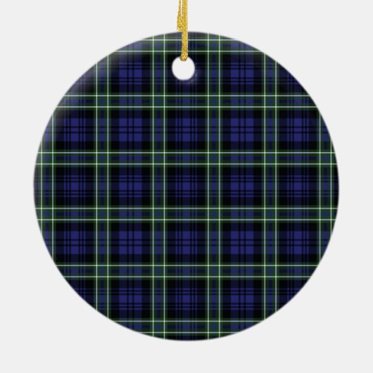 Clan Arbuthnot Tartan Keramisch Ornament (Achterkant)