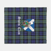 Clan Arbuthnot Tartan Schotse Plaid Fleece Deken (Voorkant (Horizontaal))
