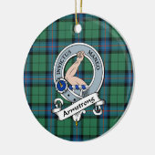 Clan Armstrong Ancient Badge Pset Keramisch Ornament (Links)