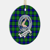 Clan Armstrong Badge Tartan Pset Keramisch Ornament (Rechts)