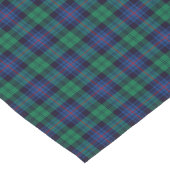 Clan Armstrong Blauw en Groen Schots Tartan Korte Tafelloper (Hoek)