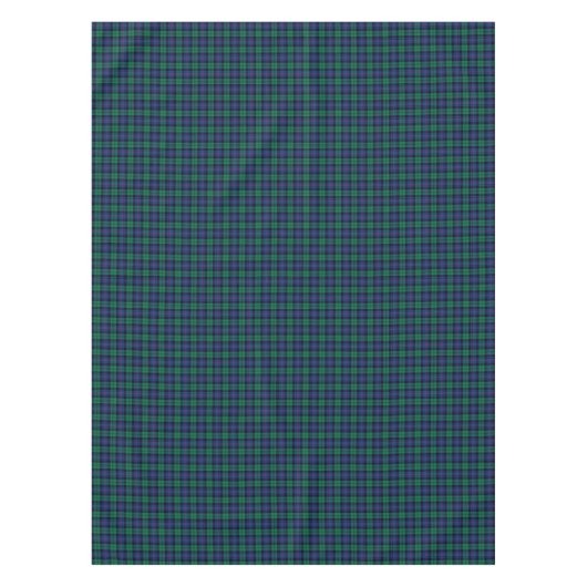 Clan Armstrong Blauw en Groen Schots Tartan Tafelkleed (Voorkant)
