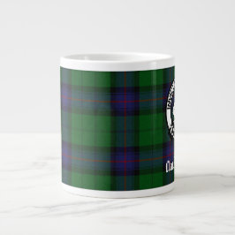 Clan Armstrong Crest Badge and Tartan Grote Koffiekop