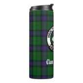 Clan Armstrong Crest Badge and Tartan Thermosbeker (Gedraaid links)