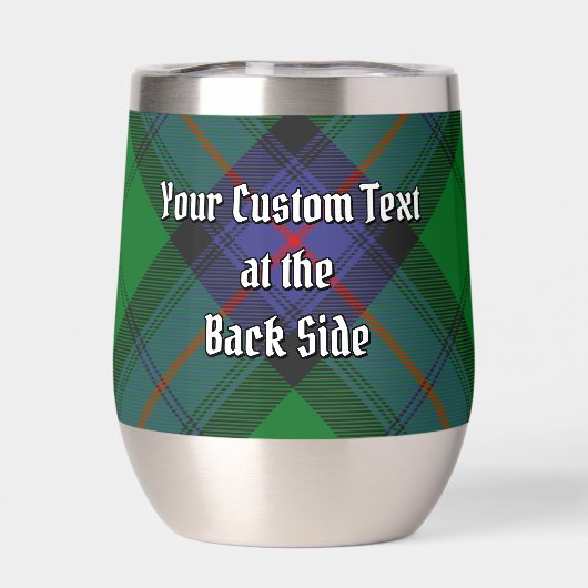 Clan Armstrong Crest over Tartan (Achterkant)