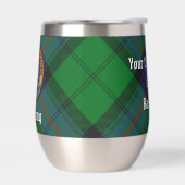 Clan Armstrong Crest over Tartan (Links)