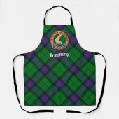 Clan Armstrong Crest over Tartan Apron Schort (Voorkant)