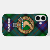Clan Armstrong Crest over Tartan Case-Mate iPhone Case (Achterkant (horizontaal))