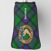 Clan Armstrong Crest over Tartan Golf Head Hoesje Golfheadcover (Draai 90)